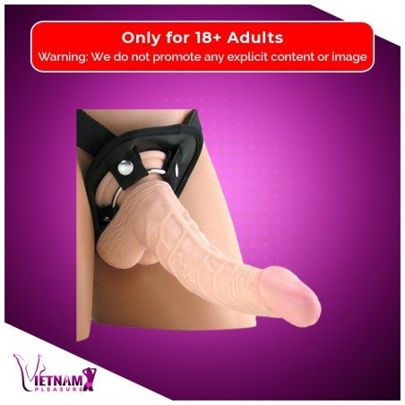 American Whopper Dong Vibrating With Harness SO-006