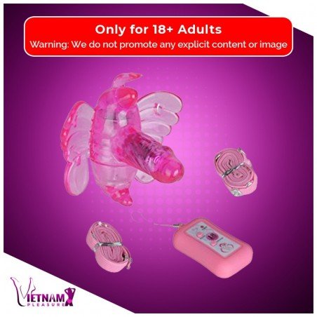 Butterfly Remote Control Strap On Vibrator SO-009