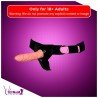 LeLuv 7.5” Vibrating & Rotating Female Lesbian Strap On SO-011