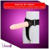 LeLuv 8 Male Hollow Vibrating Strap On SO-016