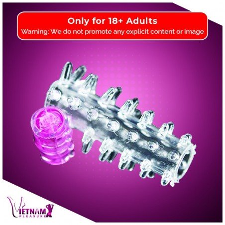 Ultra Soft Penis Extensions- Vibrating PES-001