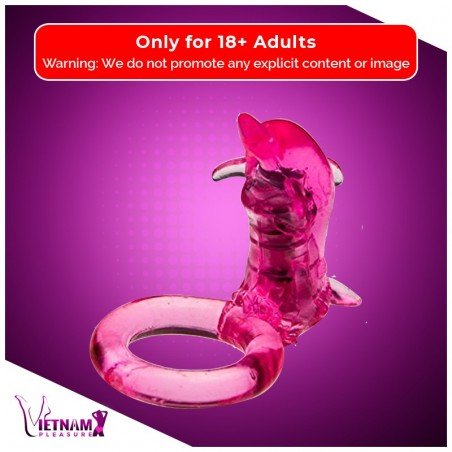 Dolphin Cock Ring Vibrator CR-005