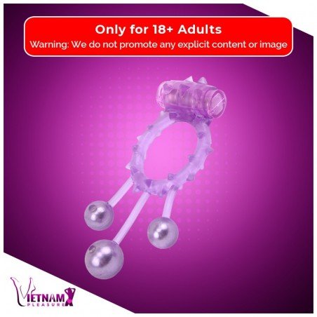 Vibrating Ball Banger Cock Ring Vibrator CR-007