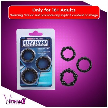 STAY HARD BEADED COCKRINGS CR-020
