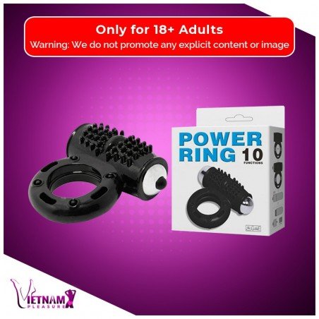 PRETTY LOVE BLACK POWER RING CR-021