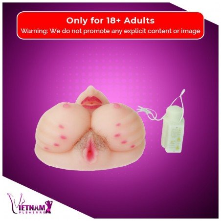 Realistic 3 in 1 Vagina Mouth Breast BAV-012