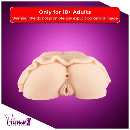 Artificial Silicone Mini skirt Ass & Vagina Masturbator BAV-018