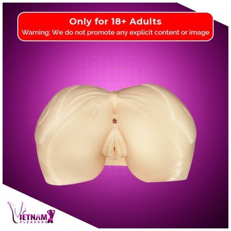 Silicone Jeans Ass & Vagina Masturbator BAV-020