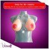 Silicone Breast 550 gms/pair with Transperant Bra SBP-001