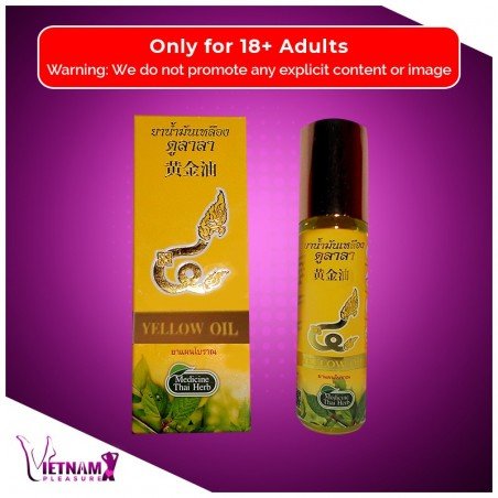 Thai herbal massage yellow oil THP-001