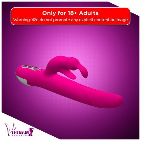 7 SPEED SILICONE RABBIT VIBRATOR- USB RECHARGEABLE RV-025