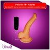 Whoppers Curved Vibrating Suction Cup Realistic Vibrator RSV-078